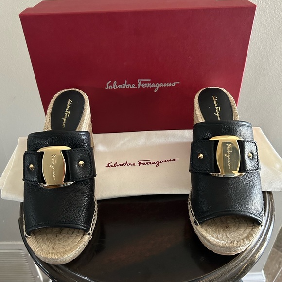 Salvatore Ferragamo Espadrille Wedges - Picture 11 of 12